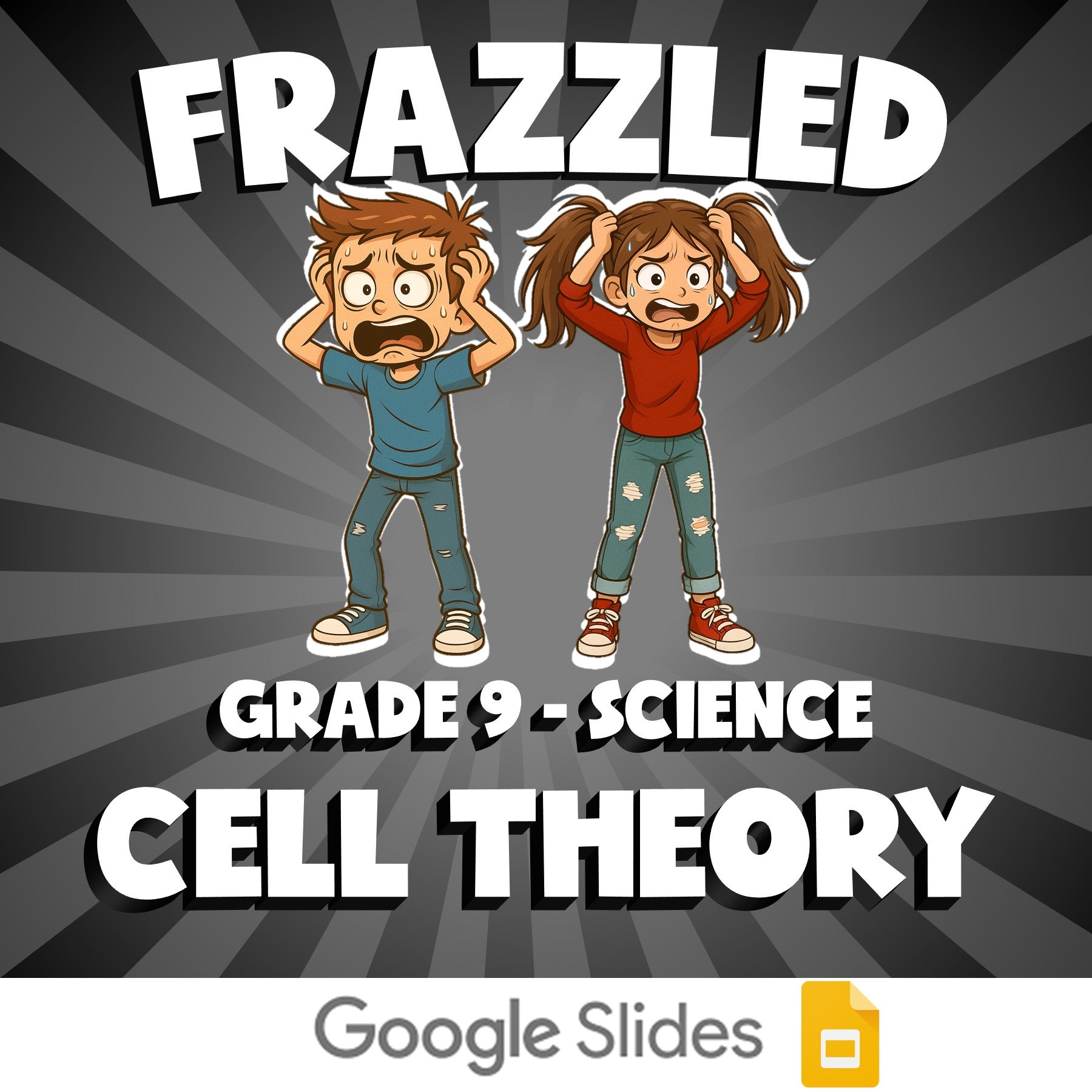 Cell Theory FRAZZLED Science Game - No Prep Grade 9 Review Activity