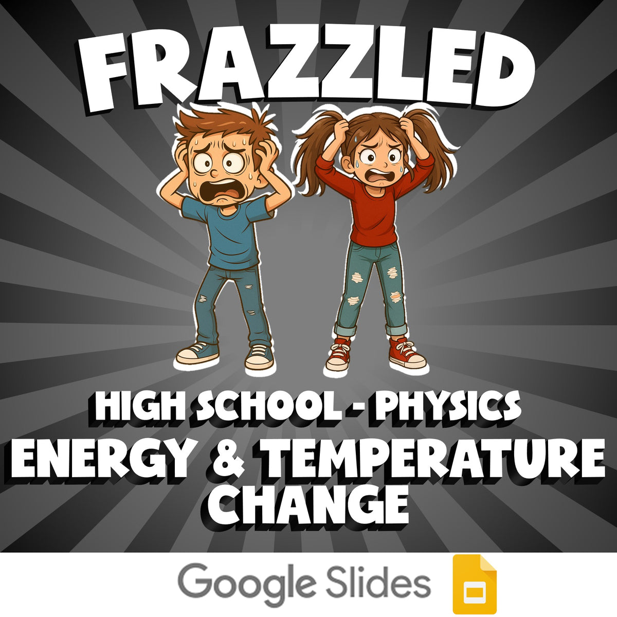 Energy & Temperature Change FRAZZLED Science Game - No Prep Physics Review