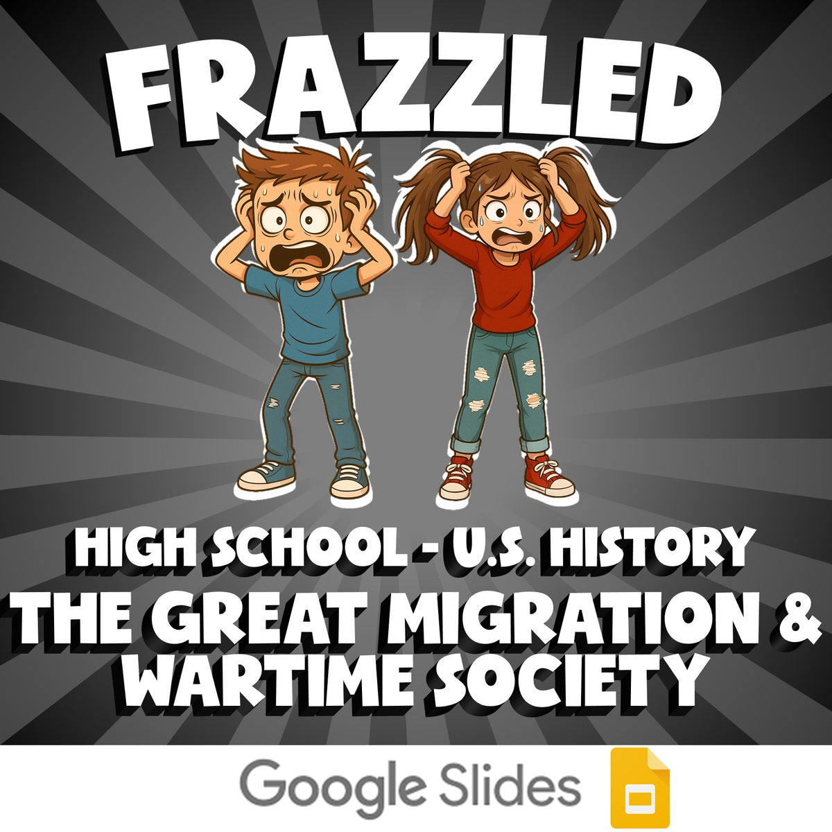 The Great Migration & Wartime Society FRAZZLED U.S. History Game - No Prep