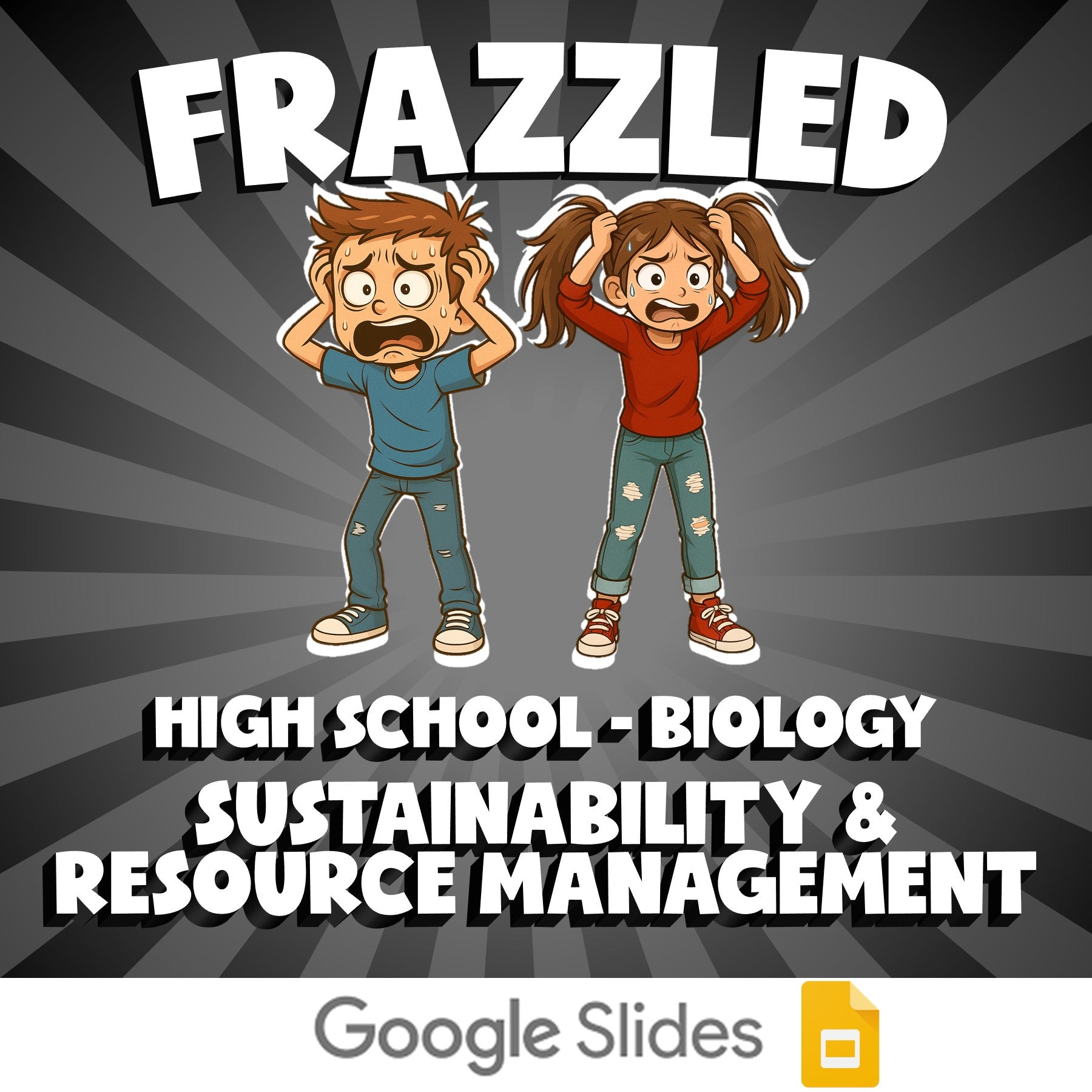 Sustainability & Resource Management FRAZZLED Science Game - No Prep Biology