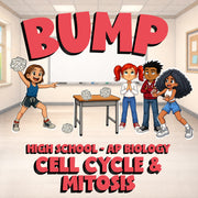 Cell Cycle & Mitosis BUMP Science Game - No Prep AP Biology Review Activity