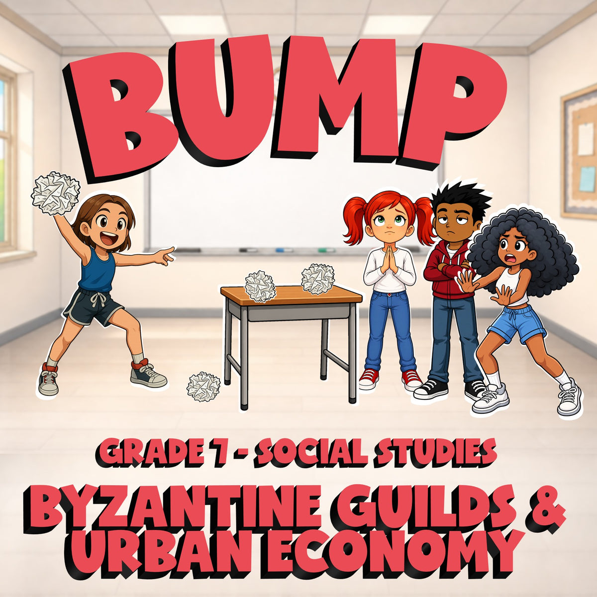 Byzantine Guilds & Urban Economy BUMP Socials Game - No Prep Grade 7 Review