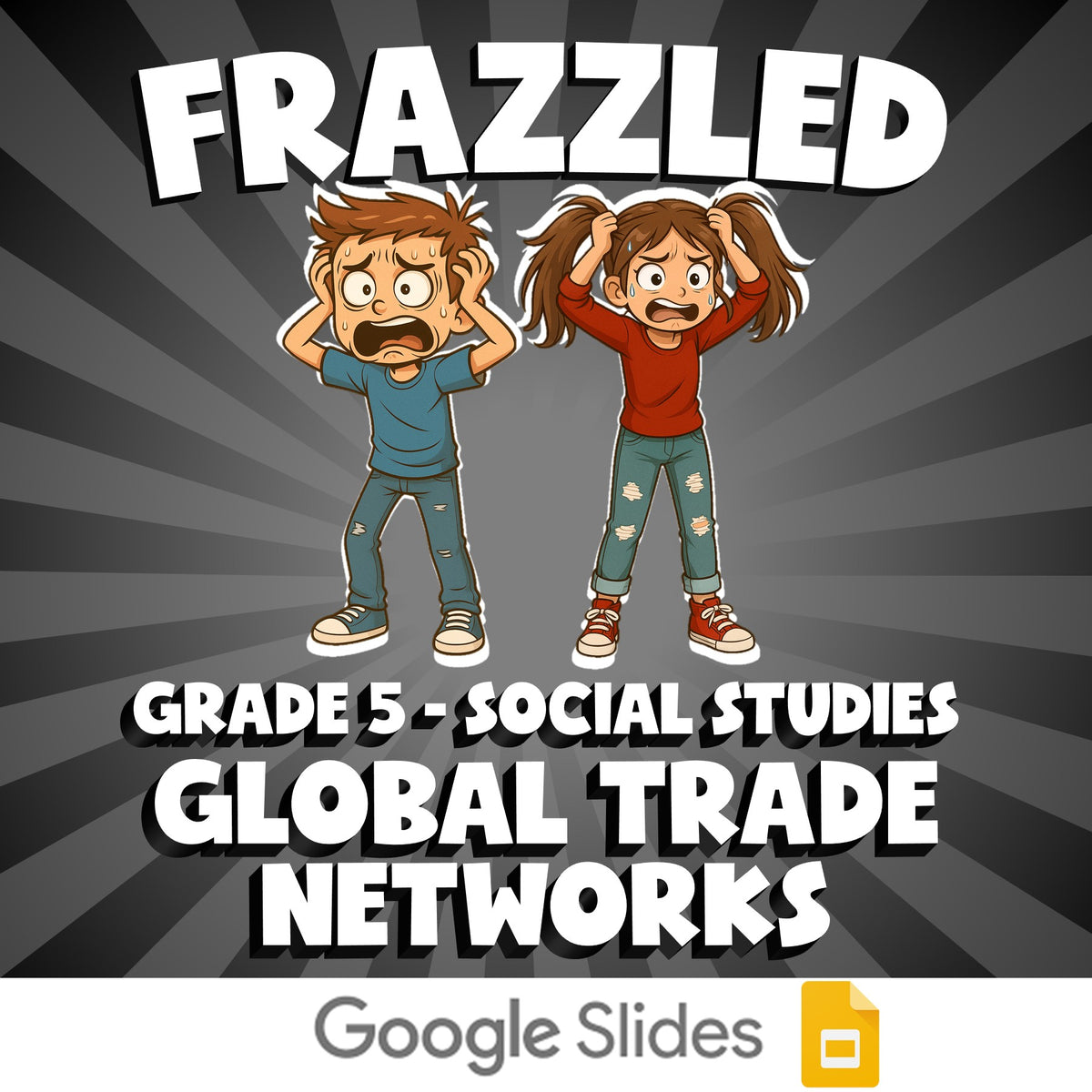 Global Trade Networks FRAZZLED Socials Game - No Prep Grade 5 Review Activity