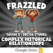 Complex Historical Relationships FRAZZLED Socials Game - No Prep Grade 5 Review