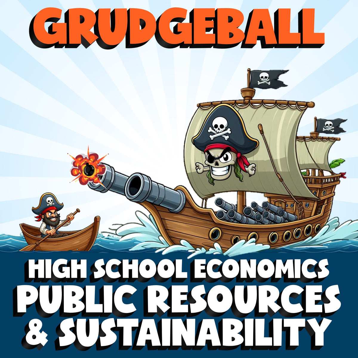 Public Resources & Sustainability GRUDGEBALL Economics Game - No Prep Review