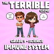 Immune System THE TERRIBLE GAME - No Prep Grade 9 Science Review Activity