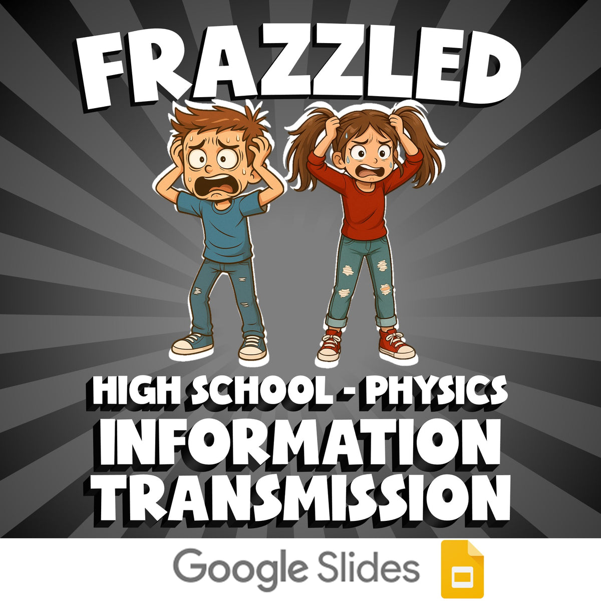 Information Transmission FRAZZLED Science Game - No Prep Physics Review Activity