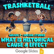 What Is Historical Cause & Effect TRASHKETBALL Socials Game - No Prep Grade 3