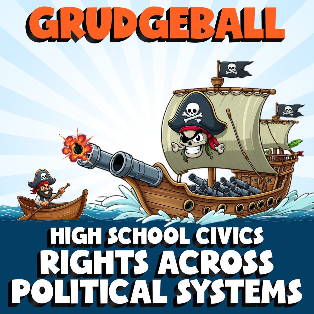 Rights Across Political Systems GRUDGEBALL Civics Game - No Prep Review Activity