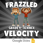 Velocity FRAZZLED Science Game - No Prep Grade 9 Review Activity