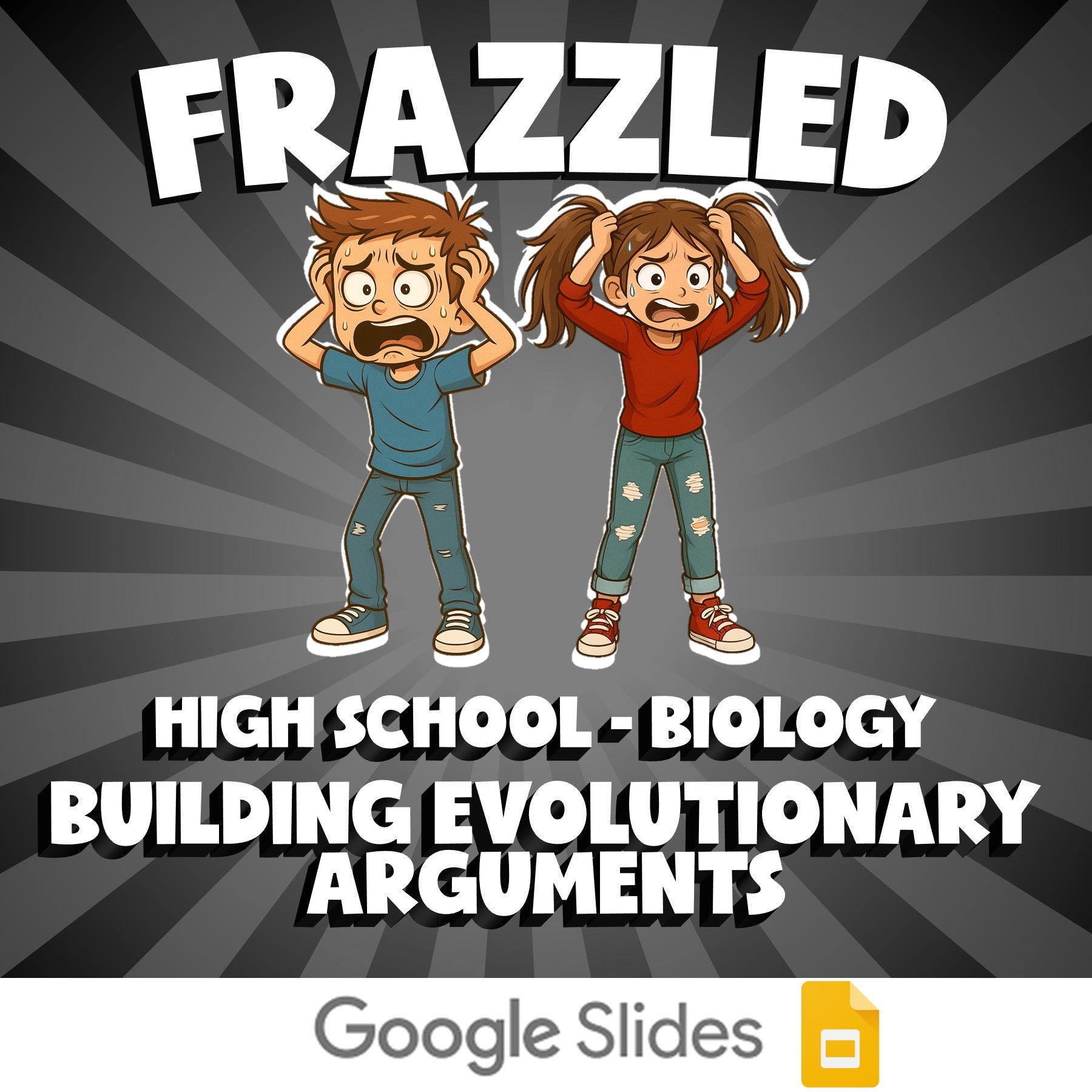 Building Evolutionary Arguments FRAZZLED Science Game - No Prep Biology Review