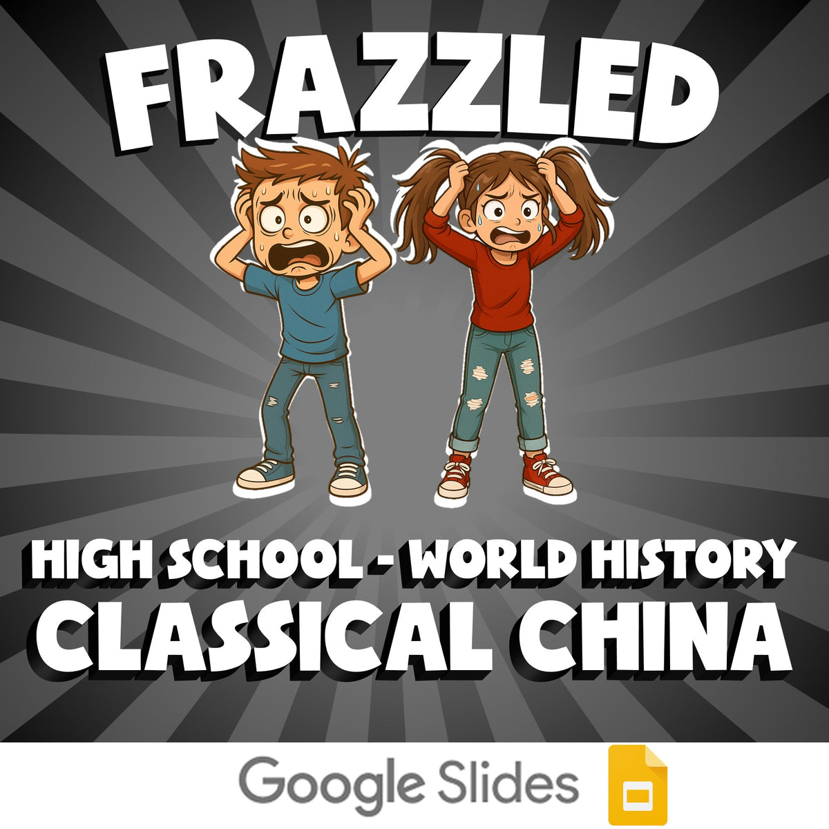 Classical China FRAZZLED Game - No Prep World History Review Activity
