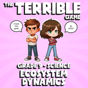 Ecosystem Dynamics THE TERRIBLE GAME - No Prep Grade 9 Science Review Activity