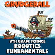 Robotics Fundamentals GRUDGEBALL Science Game - No Prep Grade 8 Review Activity