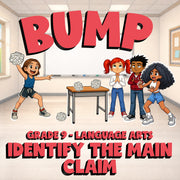 Identify the Main Claim BUMP ELA Game - No Prep Grade 9 Review Activity