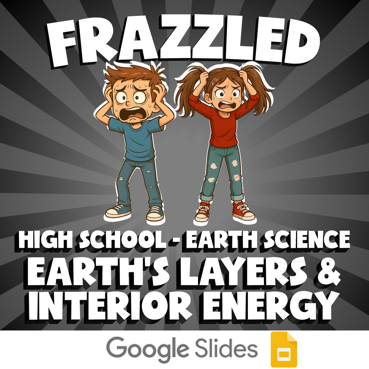 Earth’s Layers & Interior Energy FRAZZLED Game - No Prep Earth Science Review