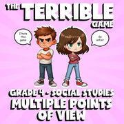 Multiple Points of View THE TERRIBLE GAME - No Prep Grade 4 Socials Review