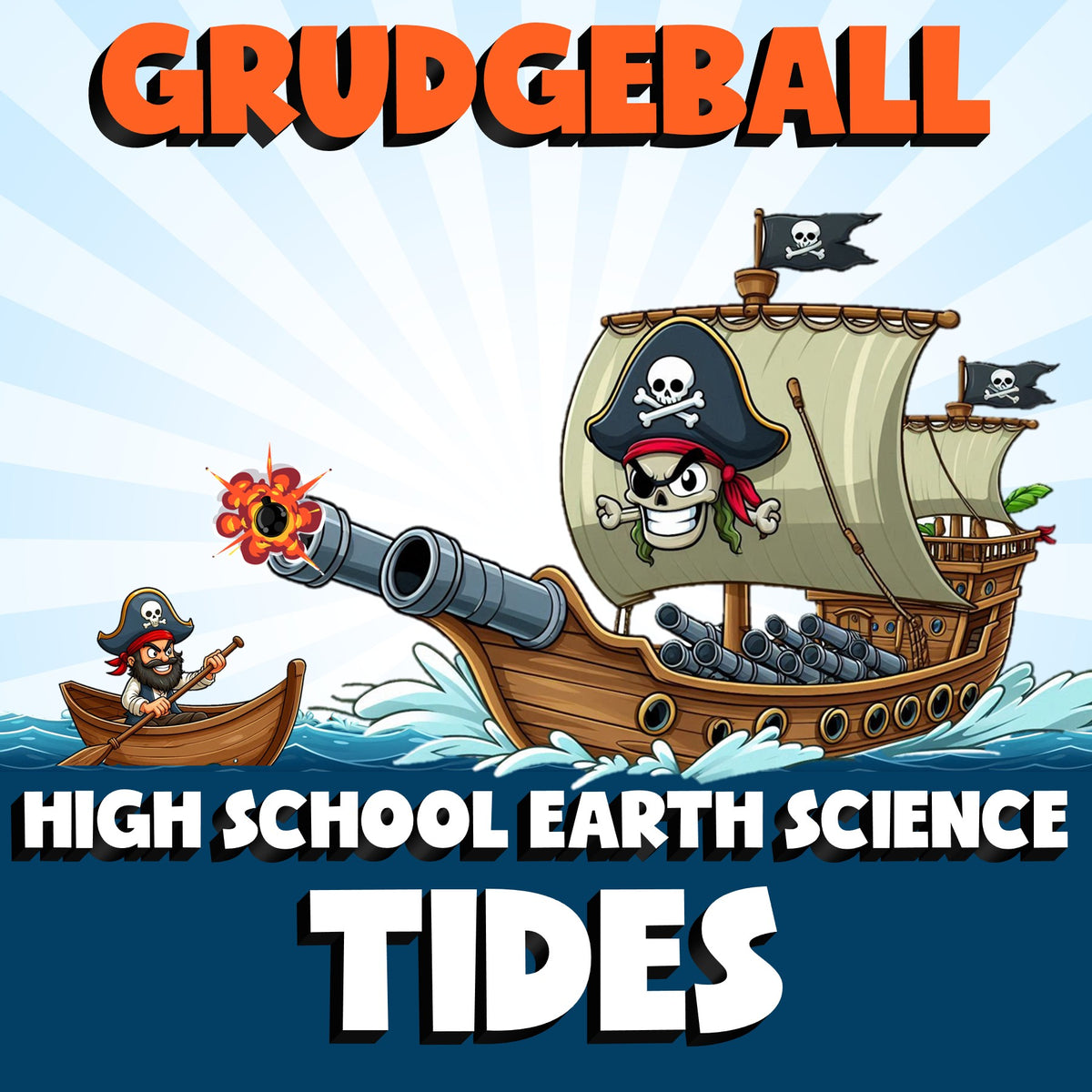 Tides GRUDGEBALL Game - No Prep Earth Science Review Activity
