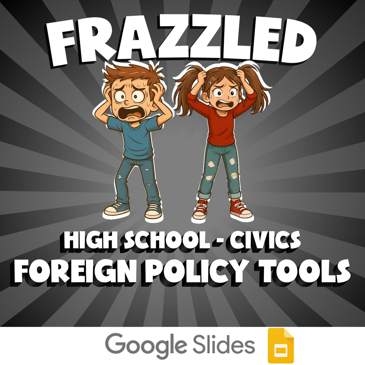 Foreign Policy Tools FRAZZLED Civics Game - No Prep Review Activity
