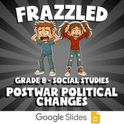 Postwar Political Changes FRAZZLED Socials Game - No Prep Grade 8 Review