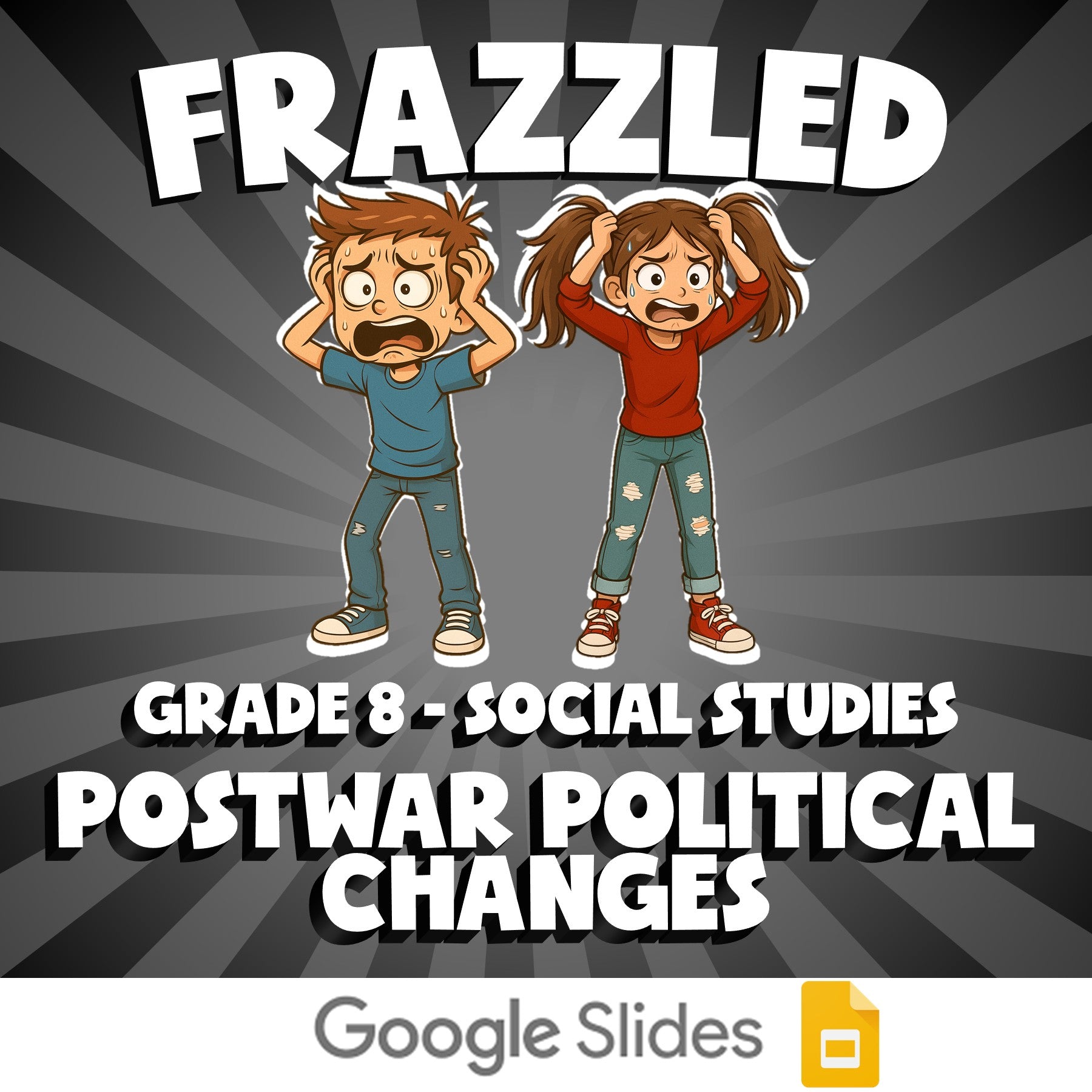Postwar Political Changes FRAZZLED Socials Game - No Prep Grade 8 Review