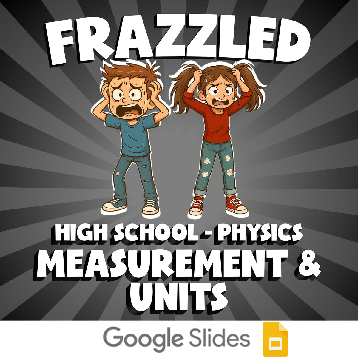 Measurement & Units FRAZZLED Science Game - No Prep Physics Review Activity