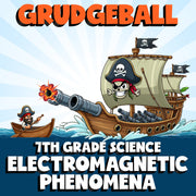 Electromagnetic Phenomena GRUDGEBALL Science Game - No Prep Grade 7 Review