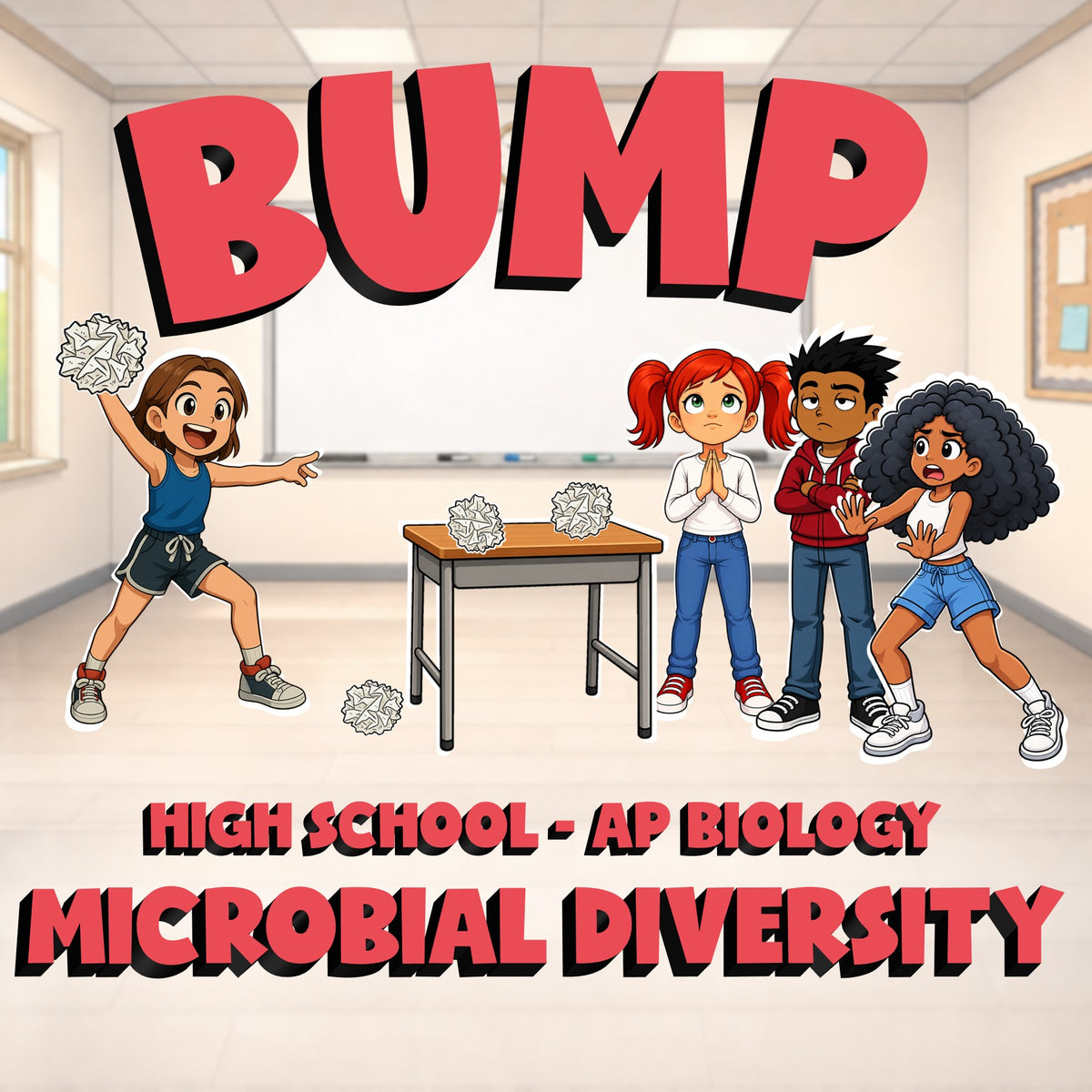Microbial Diversity BUMP Science Game - No Prep AP Biology Review Activity