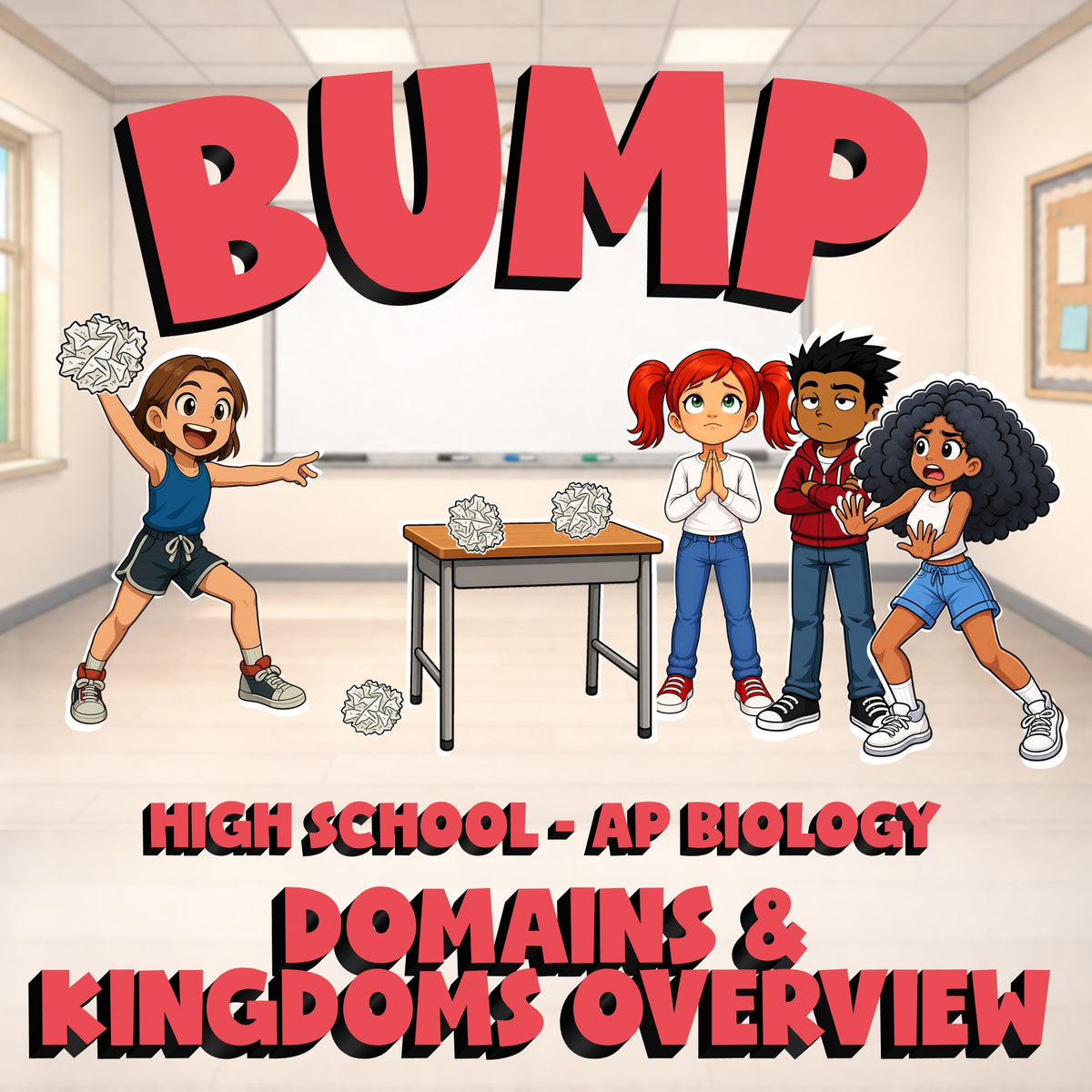 Domains & Kingdoms Overview BUMP Science Game - No Prep AP Biology Review