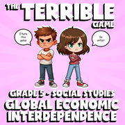 Global Economic Interdependence THE TERRIBLE GAME - Grade 5 Socials Review