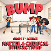 Matter & Chemical Interactions BUMP Science Game - No Prep Grade 7 Review