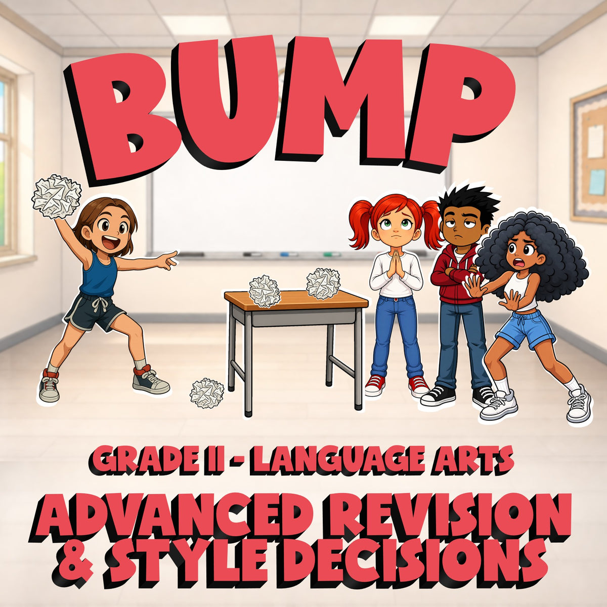 Advanced Revision & Style Decisions BUMP ELA Game - No Prep Grade 11 Review