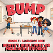 Identify Irrelevant or Misleading Evidence BUMP ELA Game - No Prep Grade 7