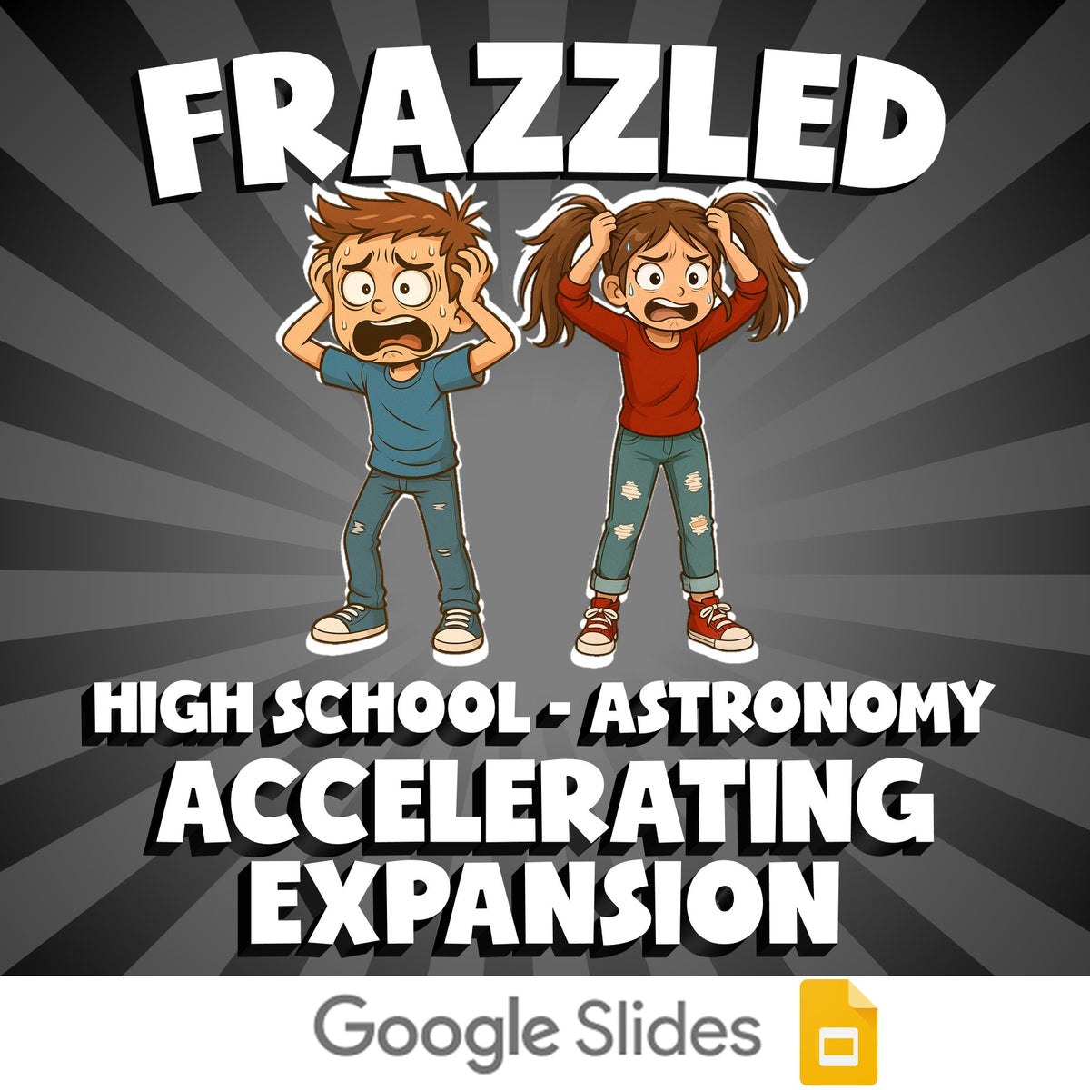 Accelerating Expansion FRAZZLED Science Game - No Prep Astronomy Review Activity