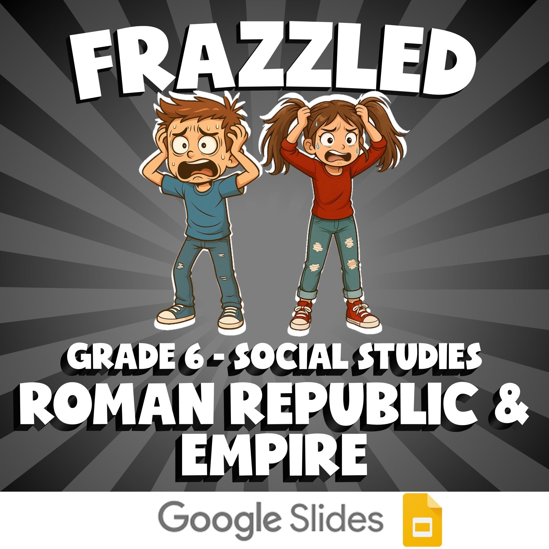 Roman Republic & Empire FRAZZLED Socials Game - No Prep Grade 6 Review Activity