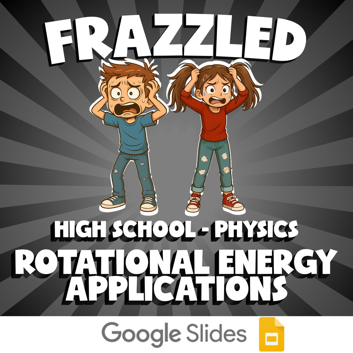 Rotational Energy Applications FRAZZLED Science Game - No Prep Physics Review