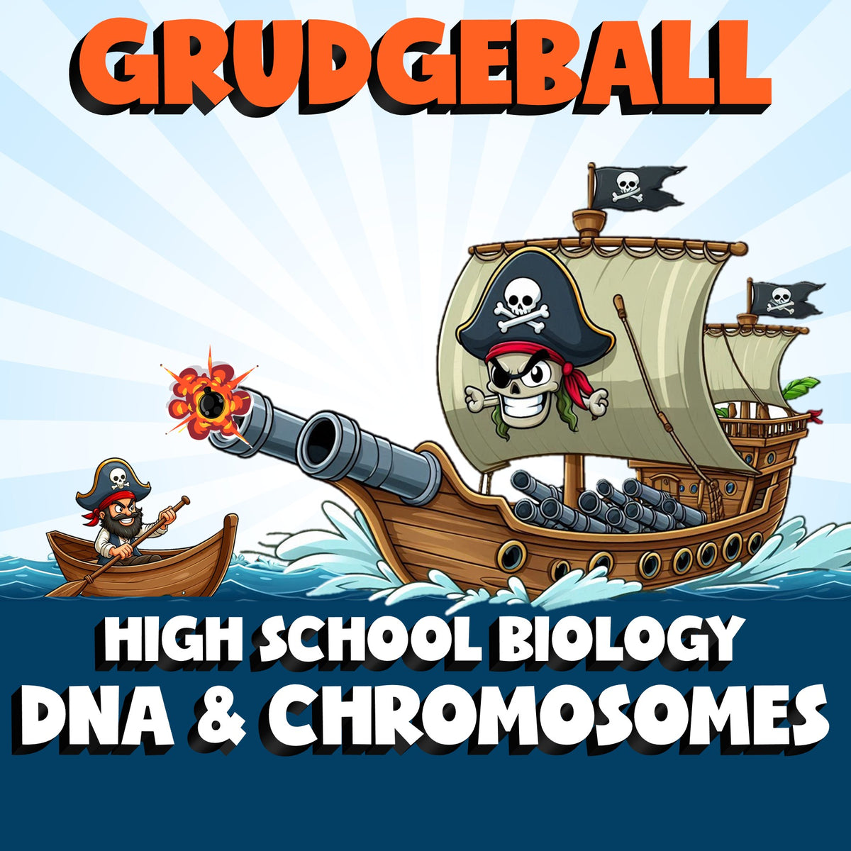 DNA & Chromosomes GRUDGEBALL Science Game - No Prep Biology Review Activity