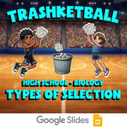 Types of Selection TRASHKETBALL Science Game - No Prep Biology Review Activity