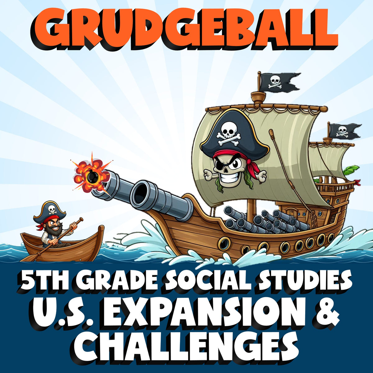 U.S. Expansion & Challenges GRUDGEBALL Socials Game - No Prep Grade 5 Review