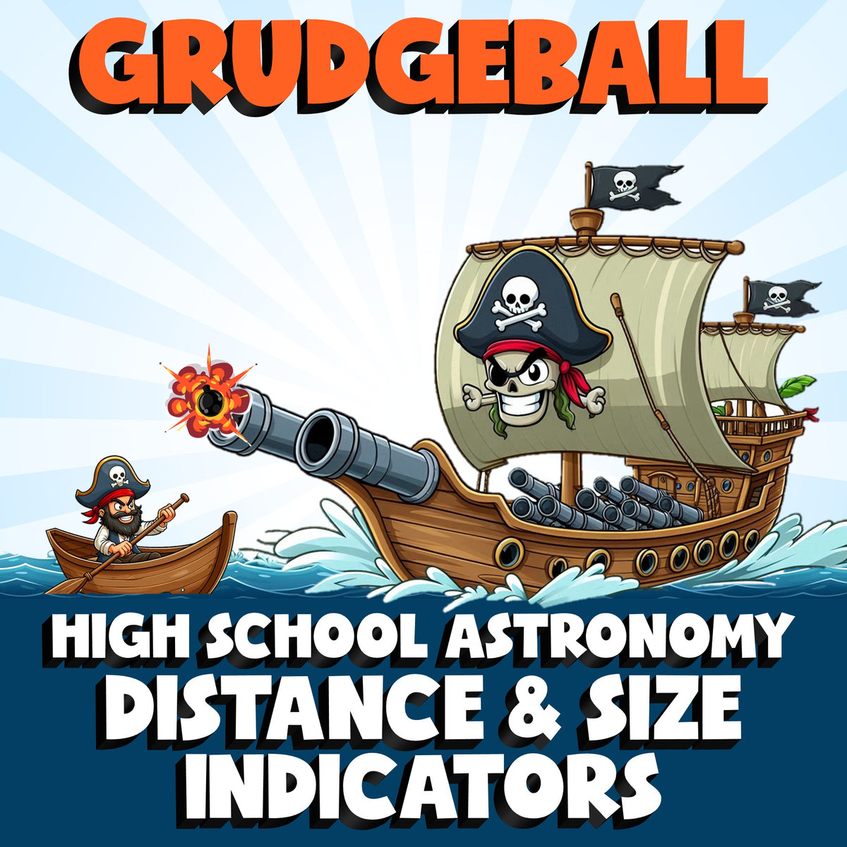 Distance & Size Indicators GRUDGEBALL Science Game - No Prep Astronomy Review