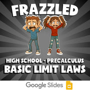 Basic Limit Laws FRAZZLED Math Game - No Prep PreCalculus Review Activity