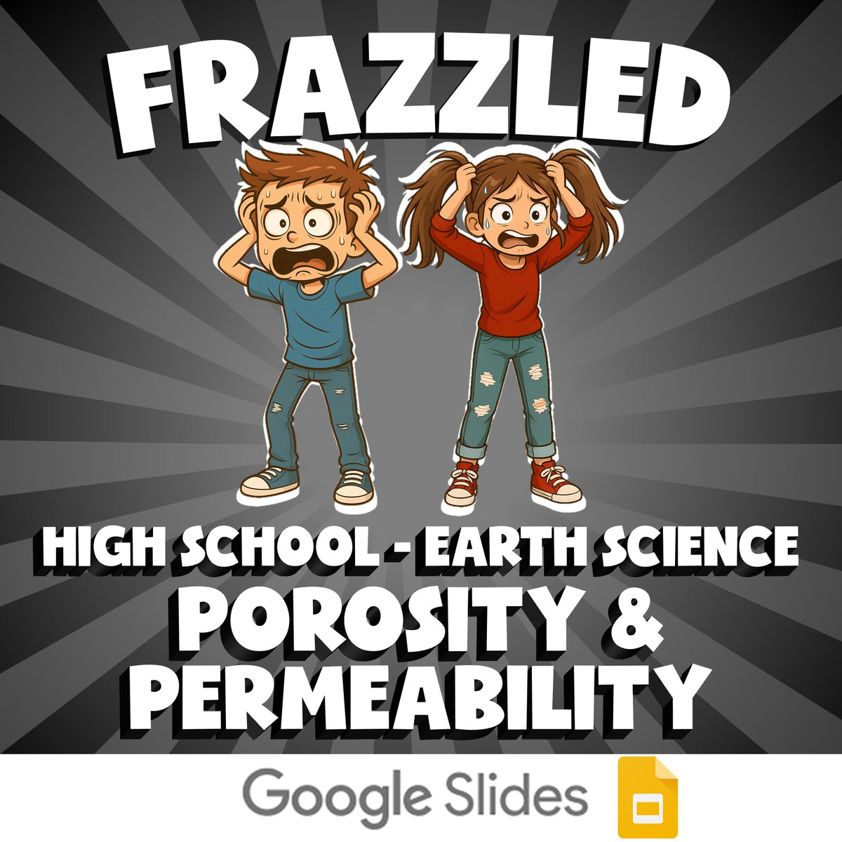 Porosity & Permeability FRAZZLED Game - No Prep Earth Science Review Activity