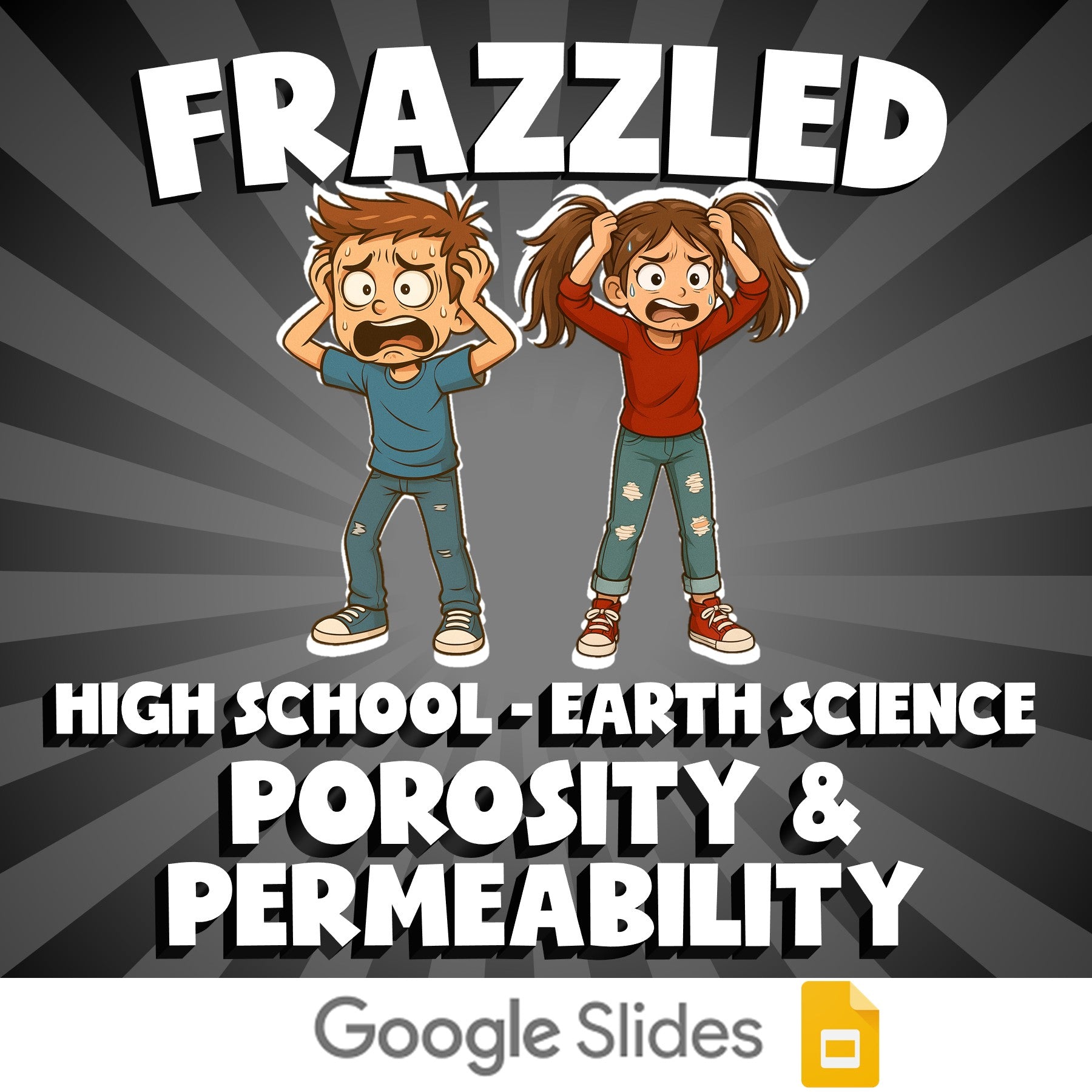 Porosity & Permeability FRAZZLED Game - No Prep Earth Science Review Activity