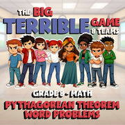 Pythagorean Theorem Word Problems BIG TERRIBLE GAME - Grade 8 Math Review
