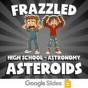 Asteroids FRAZZLED Science Game - No Prep Astronomy Review Activity