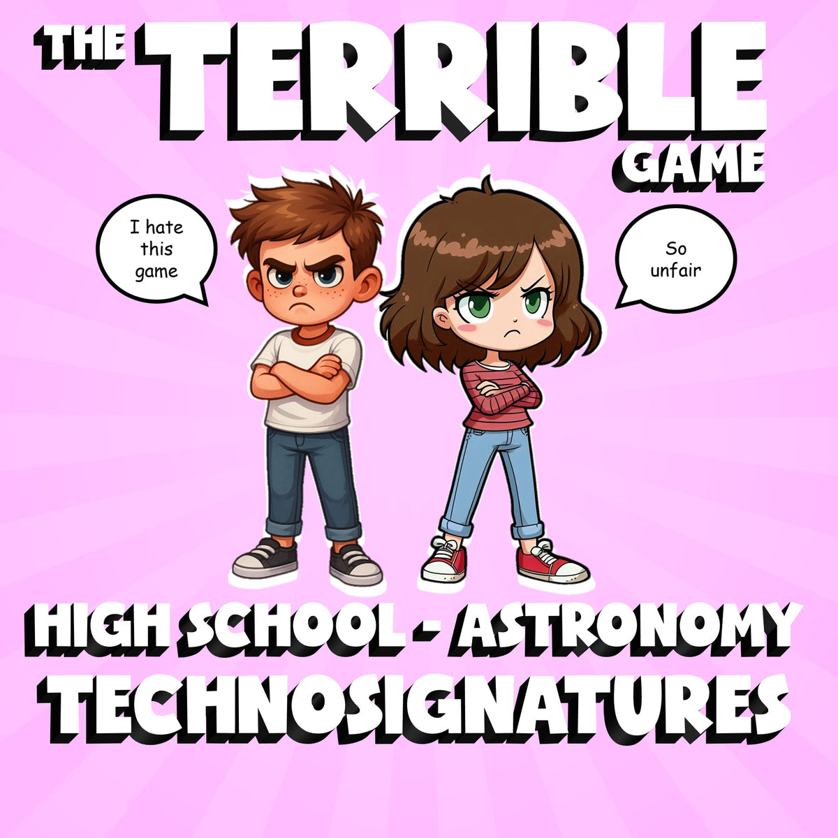 Technosignatures THE TERRIBLE GAME - No Prep Astronomy Science Review Activity