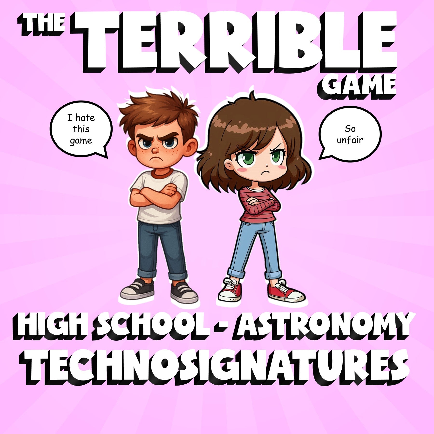 Technosignatures THE TERRIBLE GAME - No Prep Astronomy Science Review Activity