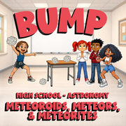 Meteoroids, Meteors, & Meteorites BUMP Science Game - No Prep Astronomy Review