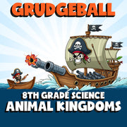 Animal Kingdoms GRUDGEBALL Science Game - No Prep Grade 8 Review Activity
