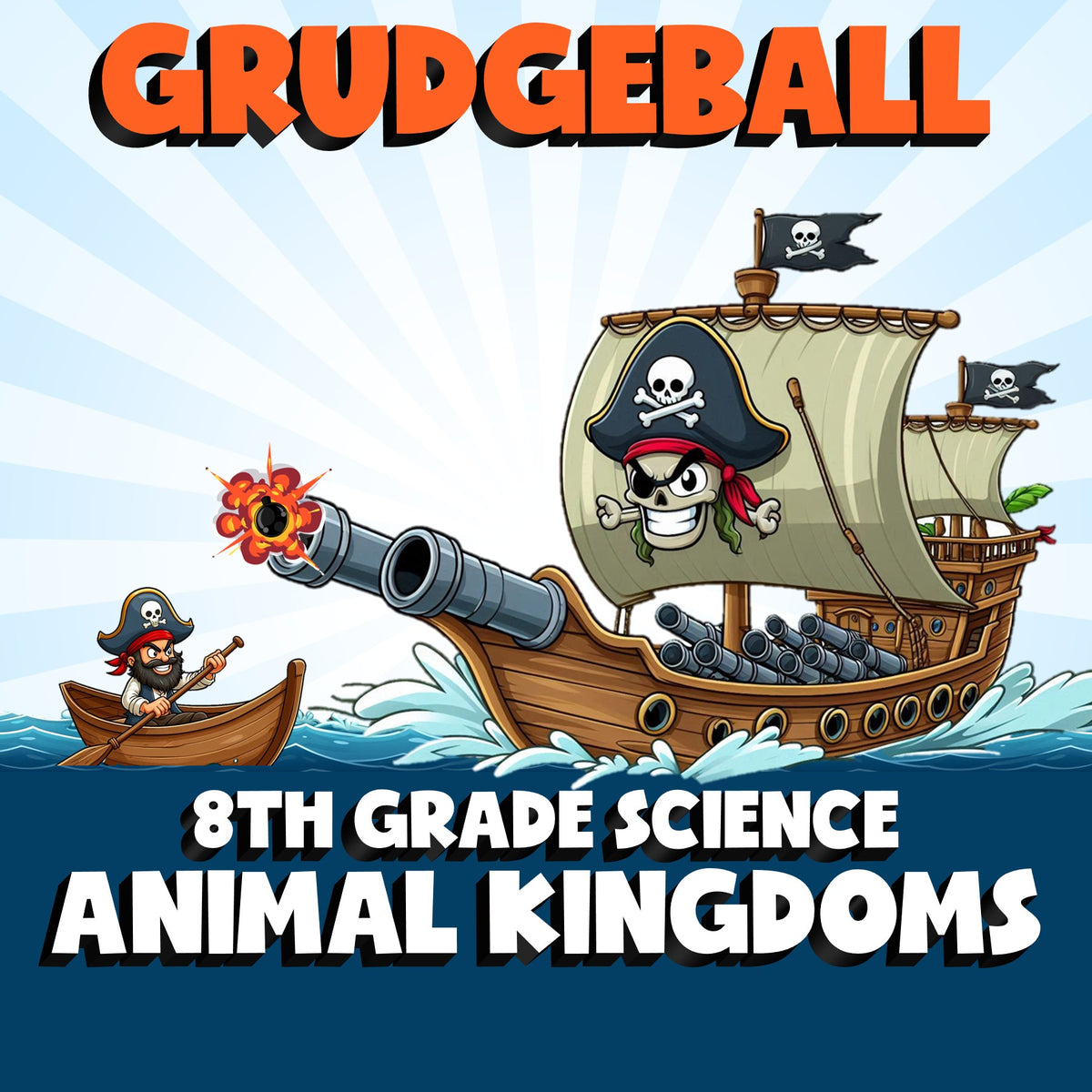 Animal Kingdoms GRUDGEBALL Science Game - No Prep Grade 8 Review Activity
